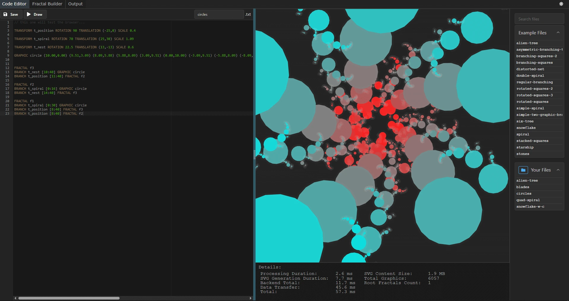 Interactive Fractal Generator